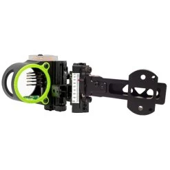 Black Gold Bowsights Ascent Pro Sight 4″ Dovetail 5 Pin Movable .010 Right Hand BGPDT5-010 Mathews Bridge-Lock