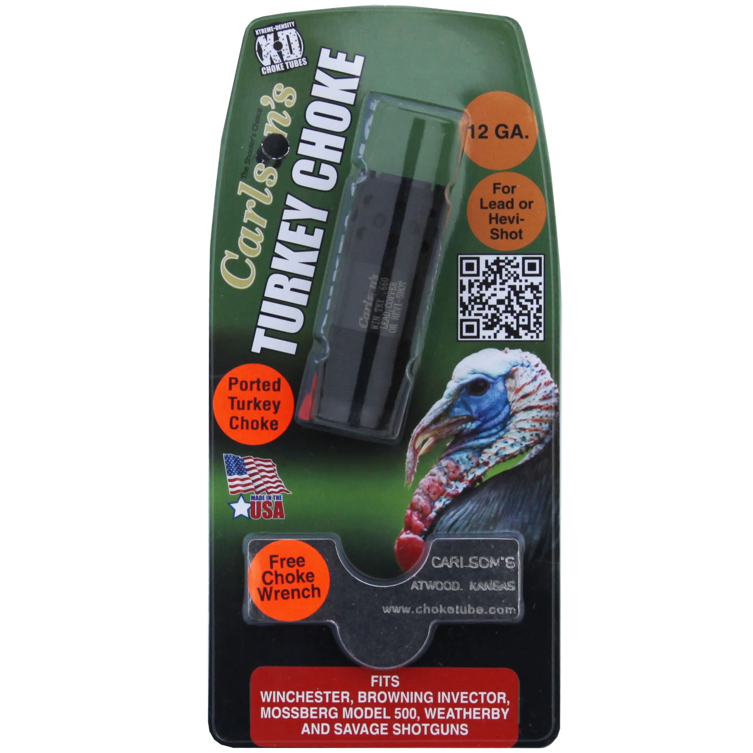 Carlson’s Choke Tubes WINCHESTER -BROWNING INV -MOSS 500 PORTED TURKEY CHOKE TUBES 12GA .660 70000 2 Carlson’s Choke Tubes WINCHESTER -BROWNING INV -MOSS 500 PORTED TURKEY CHOKE TUBES 12GA .660 70000 - Image 2