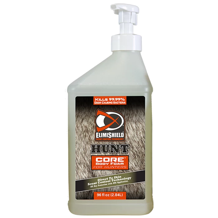 ElimiShield HUNT Core Body Foam Scent-Eliminating Sanitizer For Hunters 96oz (UNSCENTED) 1 ElimiShield HUNT Core Body Foam Scent-Eliminating Sanitizer For Hunters 96oz (UNSCENTED)