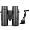 Hawke Optics Binocular Endurance ED 10×42 Black 36206 Combo Pack W/ Tripod Adapter (36206 & 64104)