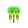 Lumenok Archery Lighted Crossbow Bolt Nock .297 ID Crescent End 3 Pack Green Easton / Beman ECC3G