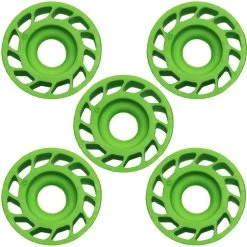 Mathews Harmonic Dampers Rubber Roller 3/4″ 5 Pack Green 80533