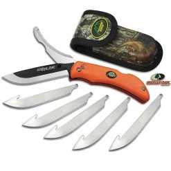 Outdoor Edge Razor Pro 3.5″ Folding Knife Gut Blade Nylon Sheath