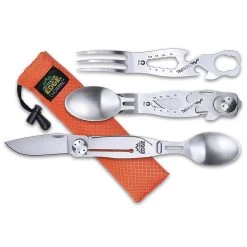 Outdoor Edge ChowPal Muti-Tool Camping Utensils Stainless Steel Camping Hiking Hunting CPL-10C
