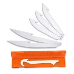 Outdoor Edge RazorSafe Combo Blade Set Drop-Point Blades, Boning-Fillet Blades, Gutting Blade RRC-6
