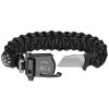 Outdoor Edge ParaSpark™ Paracord Survival Bracelet Large With 1.3 Inch Knife Blade Black PSK-90C