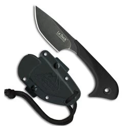 Outdoor Edge Le Duck Fixed Blade Camping, Hunting, Survival Knife With Multi-Carry Sheath System LDK-30C