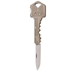 SOG Knives KEY KNIFE Brass Pocket Knife 1.5″ Blade SOG-KEY102-CP