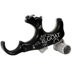 TRU Ball Archery Release Goat 3 Finger Silver/Black Medium TGOT-BKQS-M